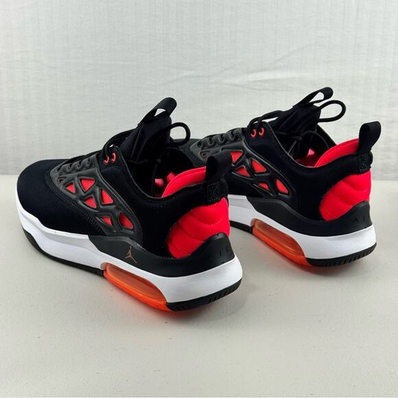 Jordan Air Jordan Max 200 Black & Bright Crimson Sneakers Women’s Size 10 EUR 42 - Picture 5 of 11